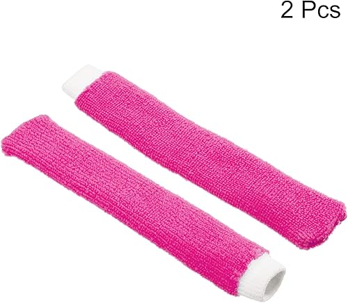 Miniatura 9 de PATIKIL Algodón Sensación Bádminton Toalla Grip Nylon Tenis Raqueta Overgrip Raqueta Grip Mano Pegamento Antideslizante Banda para el sudor