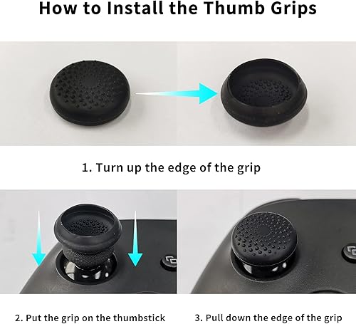 Miniatura 4 de PlayVital Scorpion Edition - Funda de silicona antideslizante de dos tonos para el controlador Xbox Series XS, funda de goma suave para control