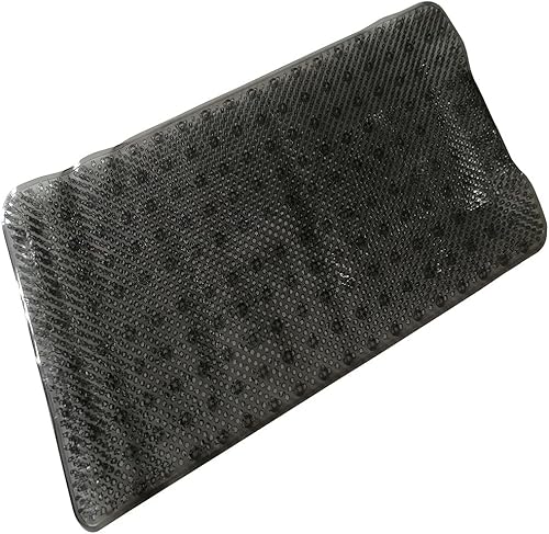 Popular Bath Alfombra de baño ecológica de gran tamaño suave para tus pies y masaje, tamaño 17.5 x 33.5 pulgadas, color gris disponible en Yaxa Venezuela