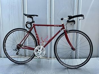 自転車本体 FUJI Ballad Crossbike Red Amazon | FUJI BALLAD クロモリバイク ロードバイク 赤色 | ノー