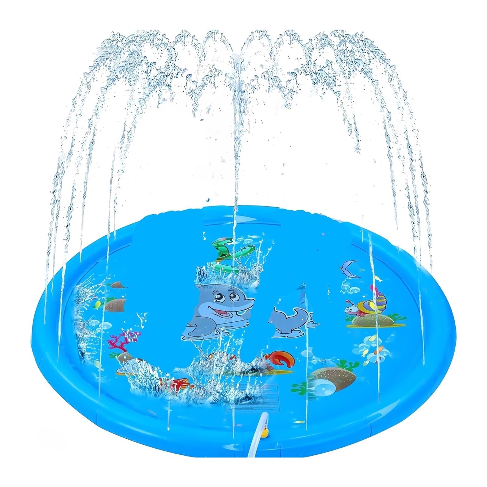 Shungong PVC Inflatable Splash Pad Sprinkler For Pets - Summer Outdoor Water Play Mat For Family Fun In Backyard And Lawn