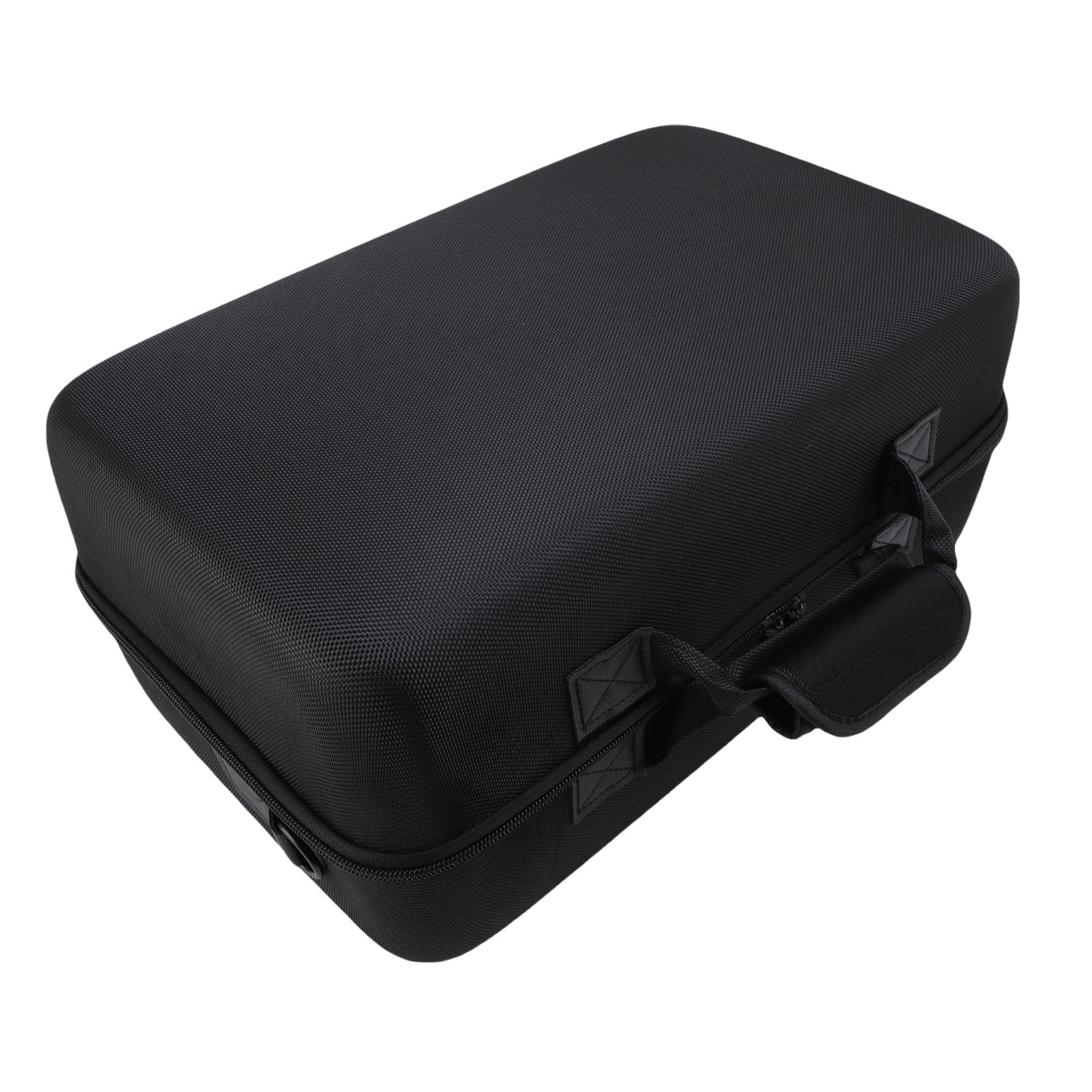 Fockety Twardy futerał na konsolę do Gier, Przenośna Torba Podróżna z Elastycznym Paskiem, na Słuchawki z Kontrolerem, Kabel USB, Akcesoria do Zasilacza (BLACK)