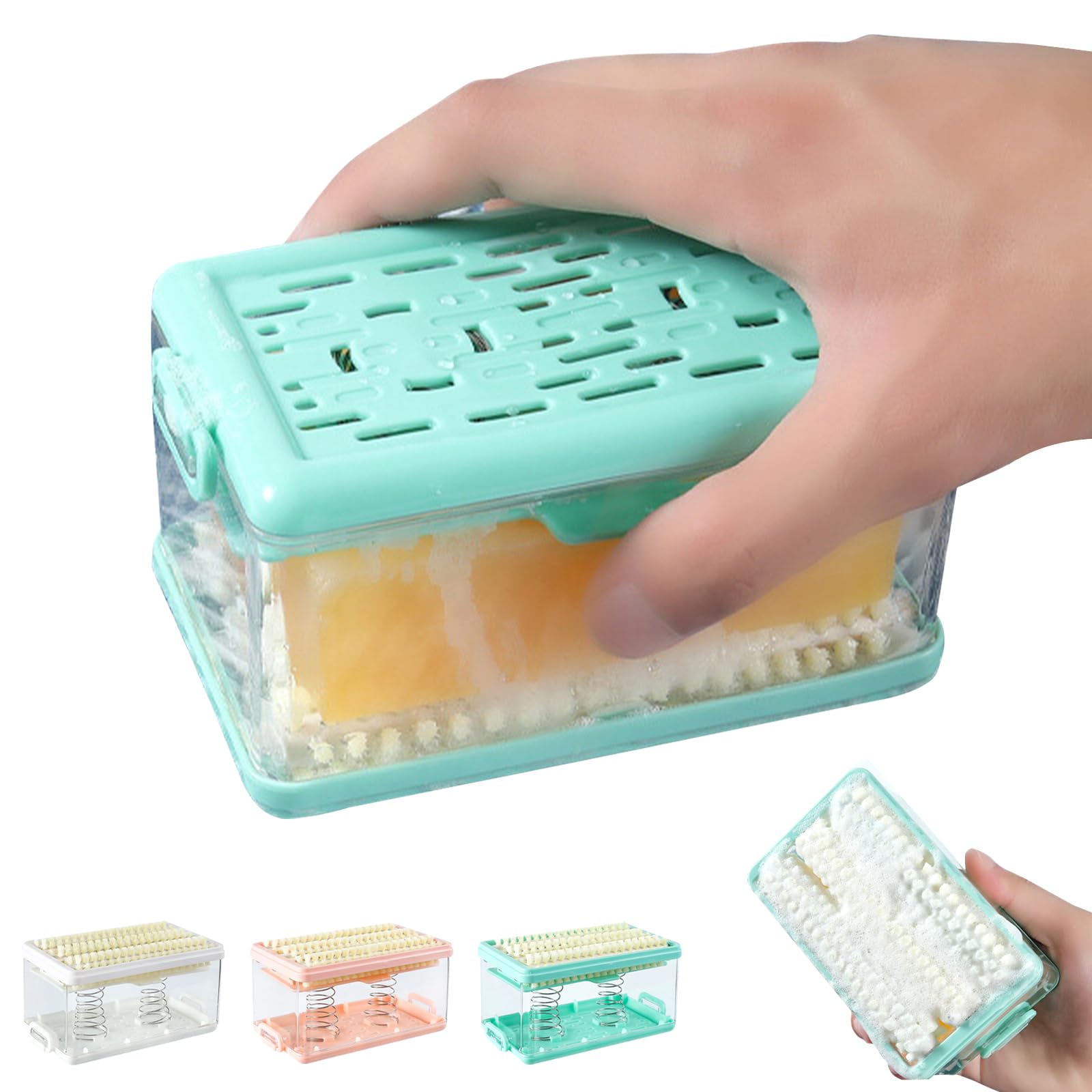 Amazon｜石鹸ケース ブラシ付き しっかり泡立つ 泡立つ洗濯 石けん 