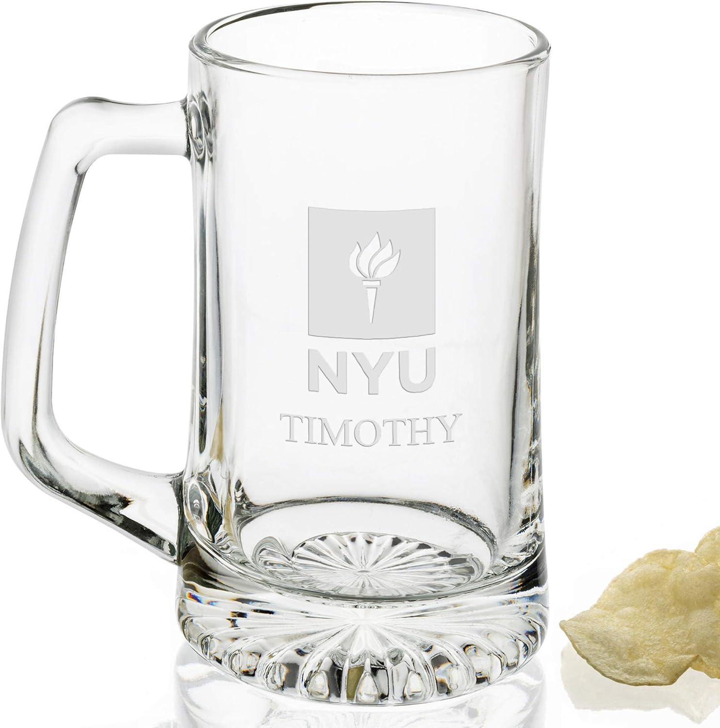 M. LA HART NCAA Unisex-Adult Glass Stein