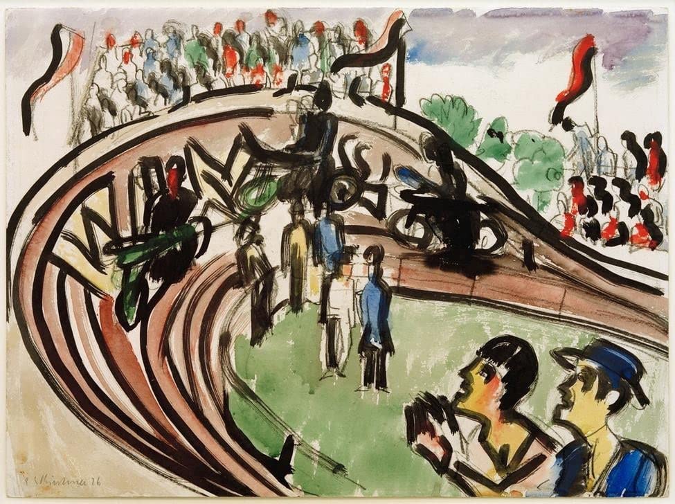 Impression sur toile couple de danseurs russes Kirchner 60x90cm