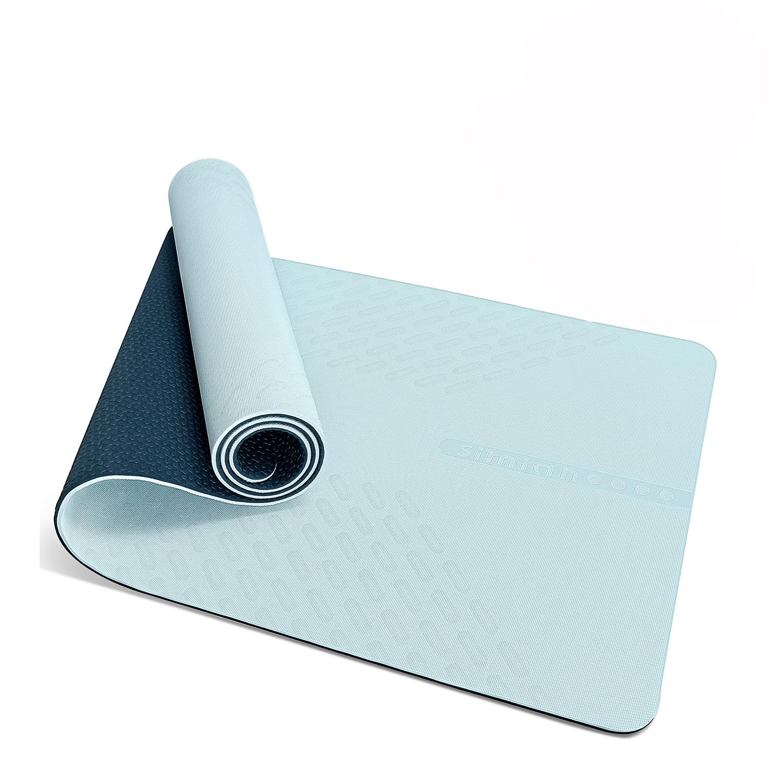 SIMIAN Yoga Mat Thick 9mm Double Sided Non Slip Workout Mat for Men Women with Carrying Strap -