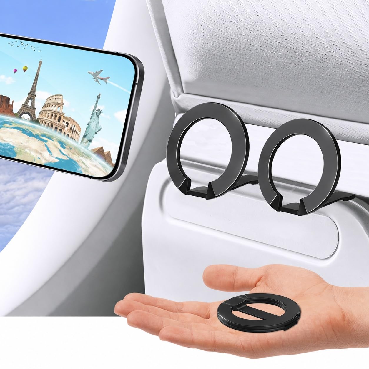 MCCHJoy Mini 2-Pack Airplane Phone Holder
