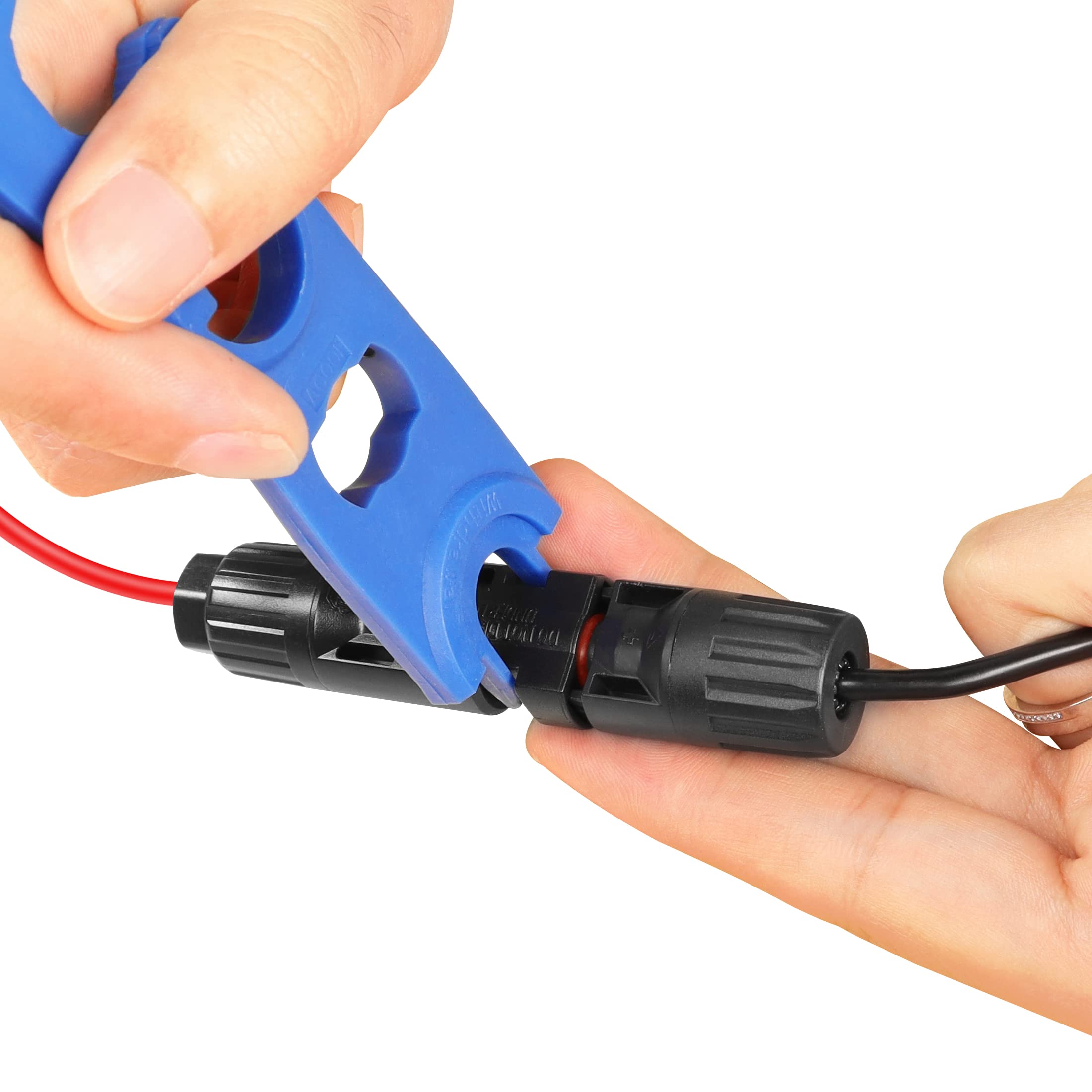 YAODHAOD 2PCS chiave del connettore solare, chiave di assemblaggio della spina solare per cavo del pannello solare, cavo del sistema fotovoltaico e strumento di assemblaggio del connettore