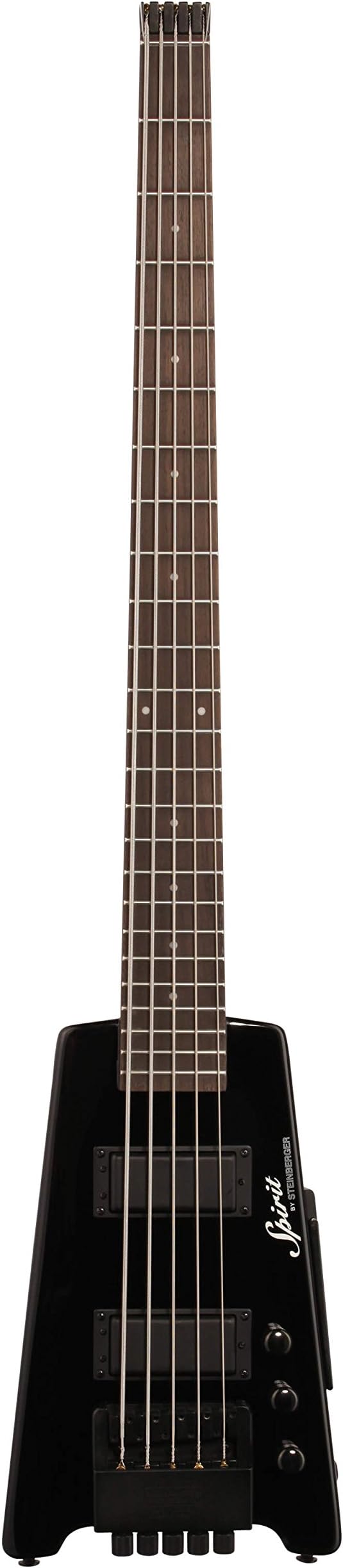 Steinberger Spirit XT-25 Standard (Black) - 5-String Electric Bass