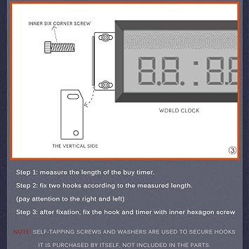 4 Cities World Time Clock, 20W Digital Multiple Time Zones Clock, 1000MCD 5-Level Brightness Adjustment, Wall Mounted National Clock With Remote Control, 95V-240V