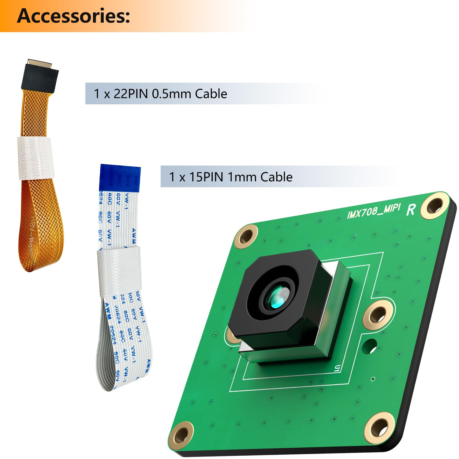 InnoMaker 12MP moduł kamery z autofokusem do Raspberry Pi, czujnik IMX708, pole widzenia 75°, HDR, kompatybilny z Pi 5,4,3,Zero,CM4 (opcje obiektywu M12/CS)