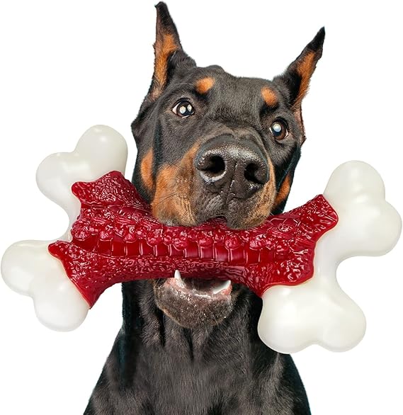 Kseroo Tough Dog Toys, Toys for Aggressive Chewers Large Breed, Chew Dogs, Bone Toy