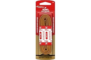 KIWI Rawhide Leather Shoe Laces - Enhance Your Footwear with Durable Charm