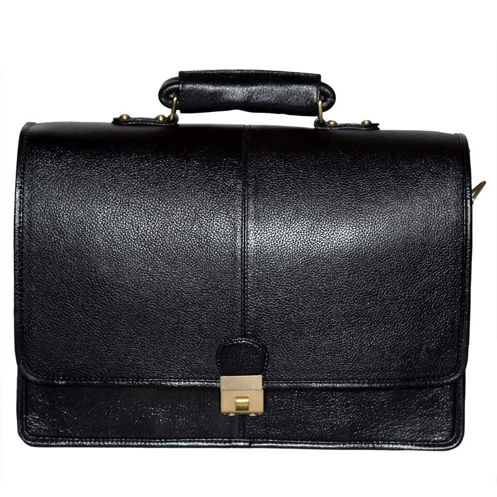 LV Top Grain Leather Laptop Shoulder Messenger 16 Inch Bag For Men Office Use | Laptop Compartment | Size L16 x H 12 x W 6.5 | 26 Liters Capacity | Weight-1500 Gram | (Black) (B0CR7Y9FVF) Amazon Price History, Amazon Price Tracker