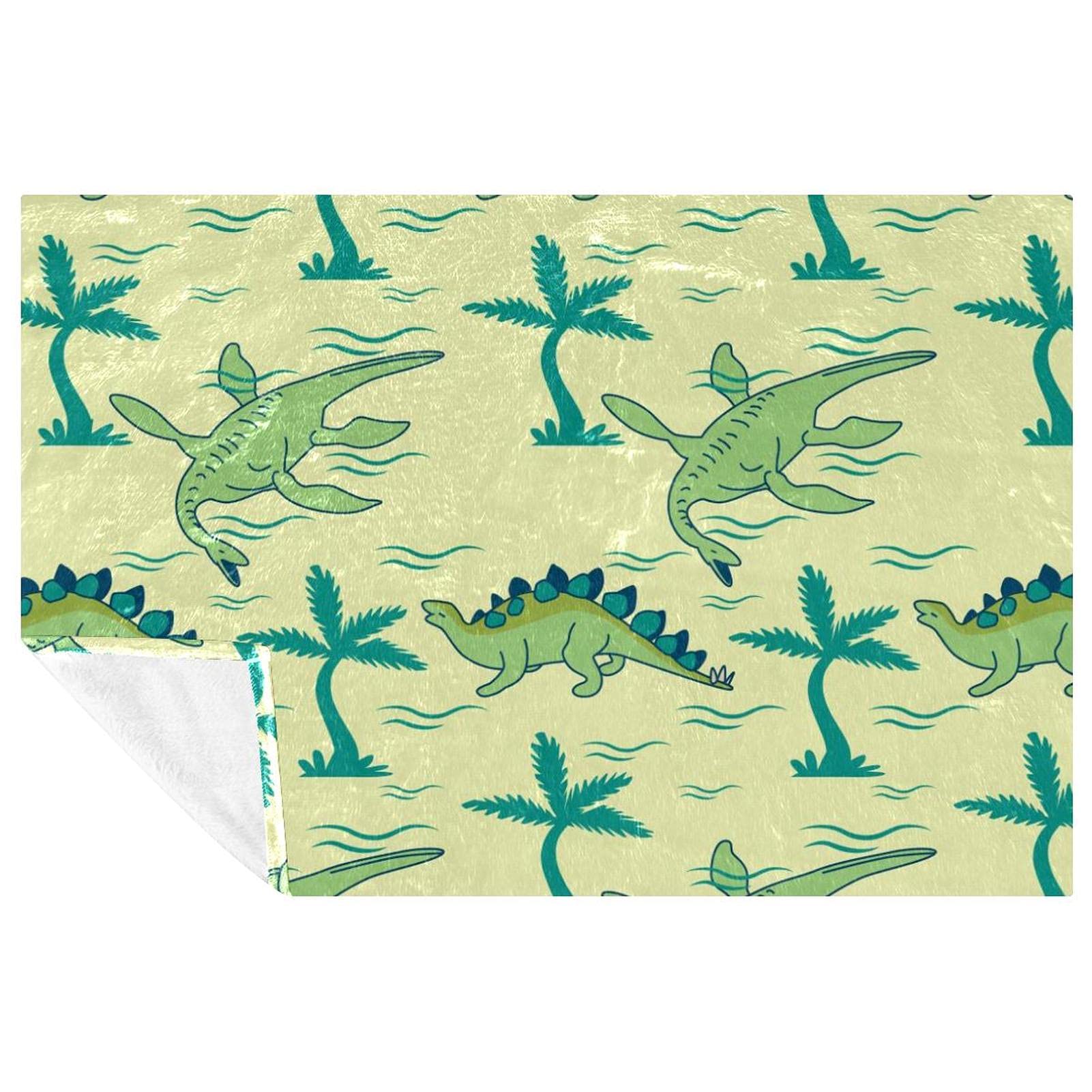 Couverture dinosaure douce cadeau d'anniversaire idéal pour enfant et bébé 150x100