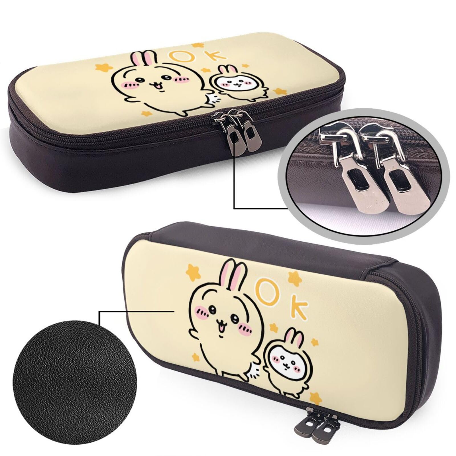 Amazon.co.jp: ペンケース ちいかわ うさぎ 筆箱 文房具 ペンポーチ PU