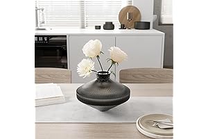 Elegant Handmade Glass Vase Water Pipe