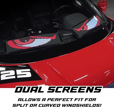 XKPixel Windshield Dual LED Screen Kit