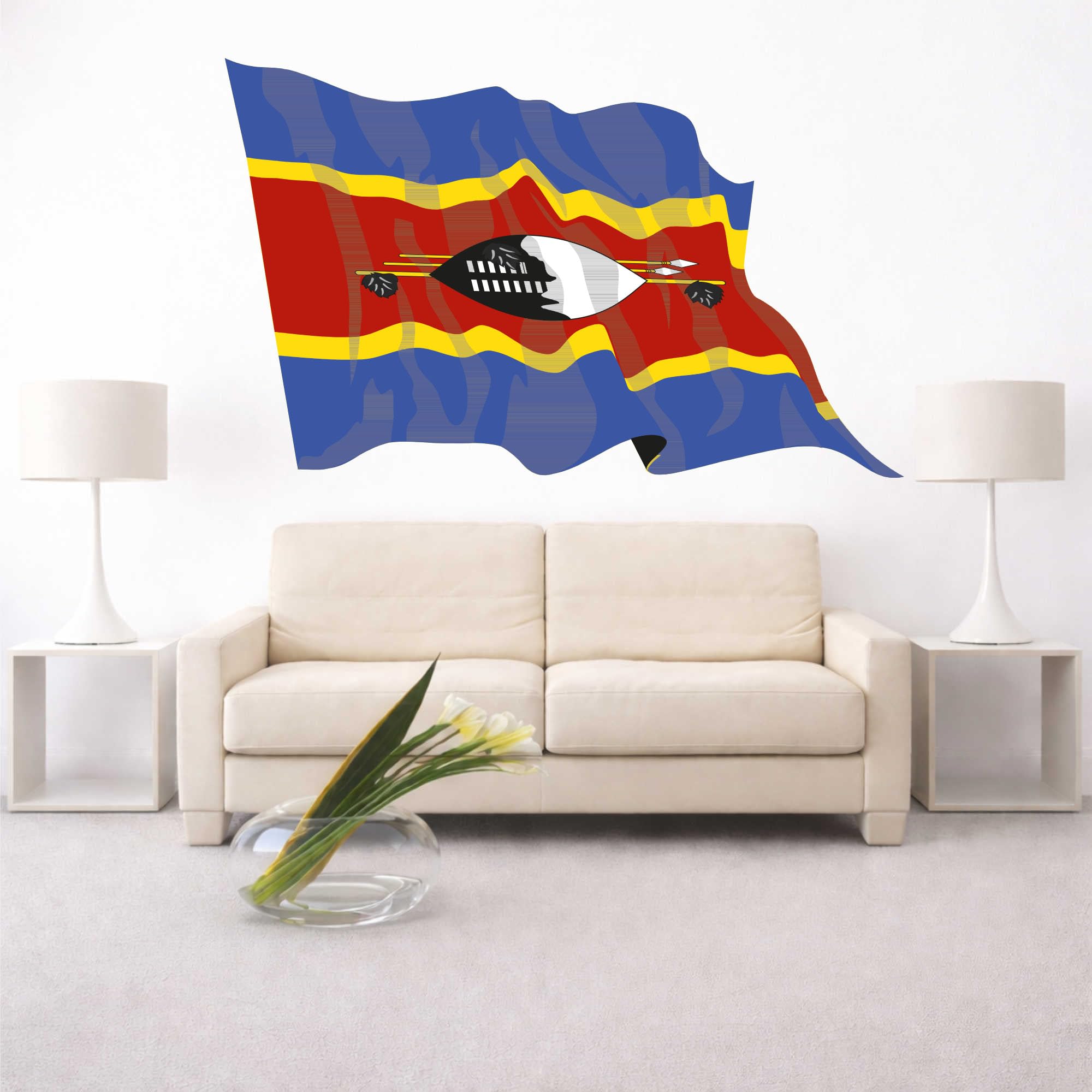 Adesivo ls119 Montenegro – Montenegro colori/Multicolore come Bandiera, Vinile, 180x119 cm