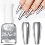 MIZHSE 15ml Glitter Pink Nail Polish Large Volume Quick Dry | Pink Nail Polish Air Drying Fast,Regular Sparkle Shimmery and Long Lasting Glitter Nail Lacquer,Nail Art Manicure DIY Home