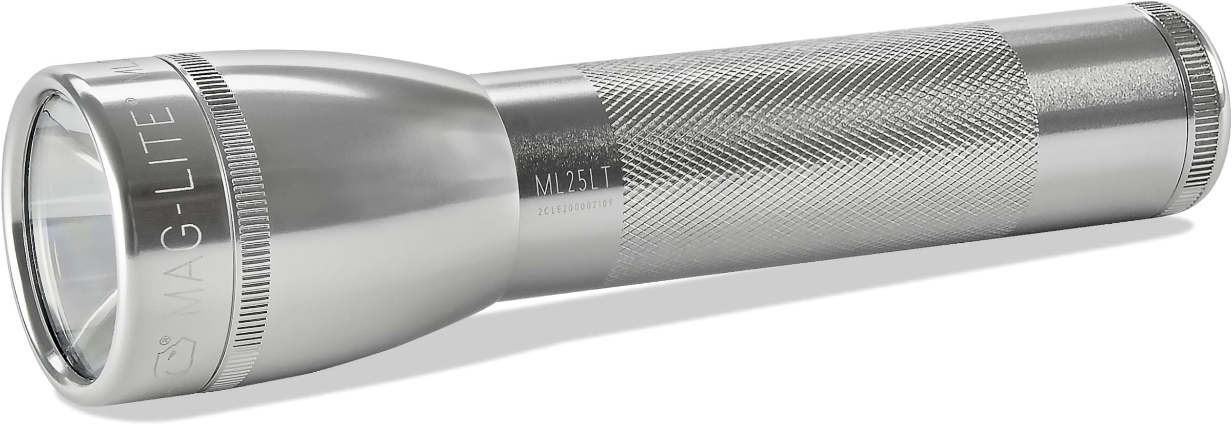 ML25LT-S2105: Ml25Lt 2 Cell C Led Flashlight Silver