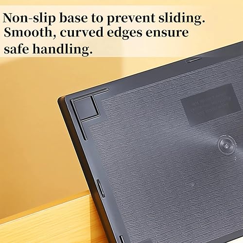 Miniatura 4 de Cedilis Paquete de 2 bandejas rectangulares negras para servir, bandeja de plástico antideslizante, modernas bandejas otomanas para centro de mesa,