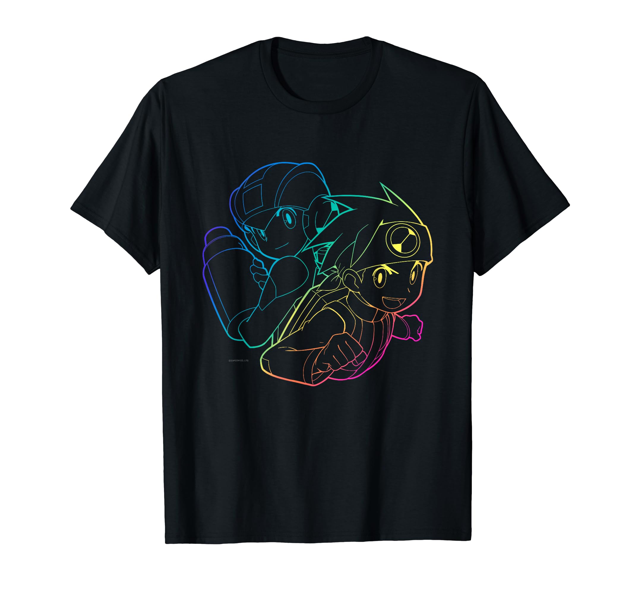 Amazon | ロックマンエグゼ ゲーミングデザイン Tシャツ | Tシャツ