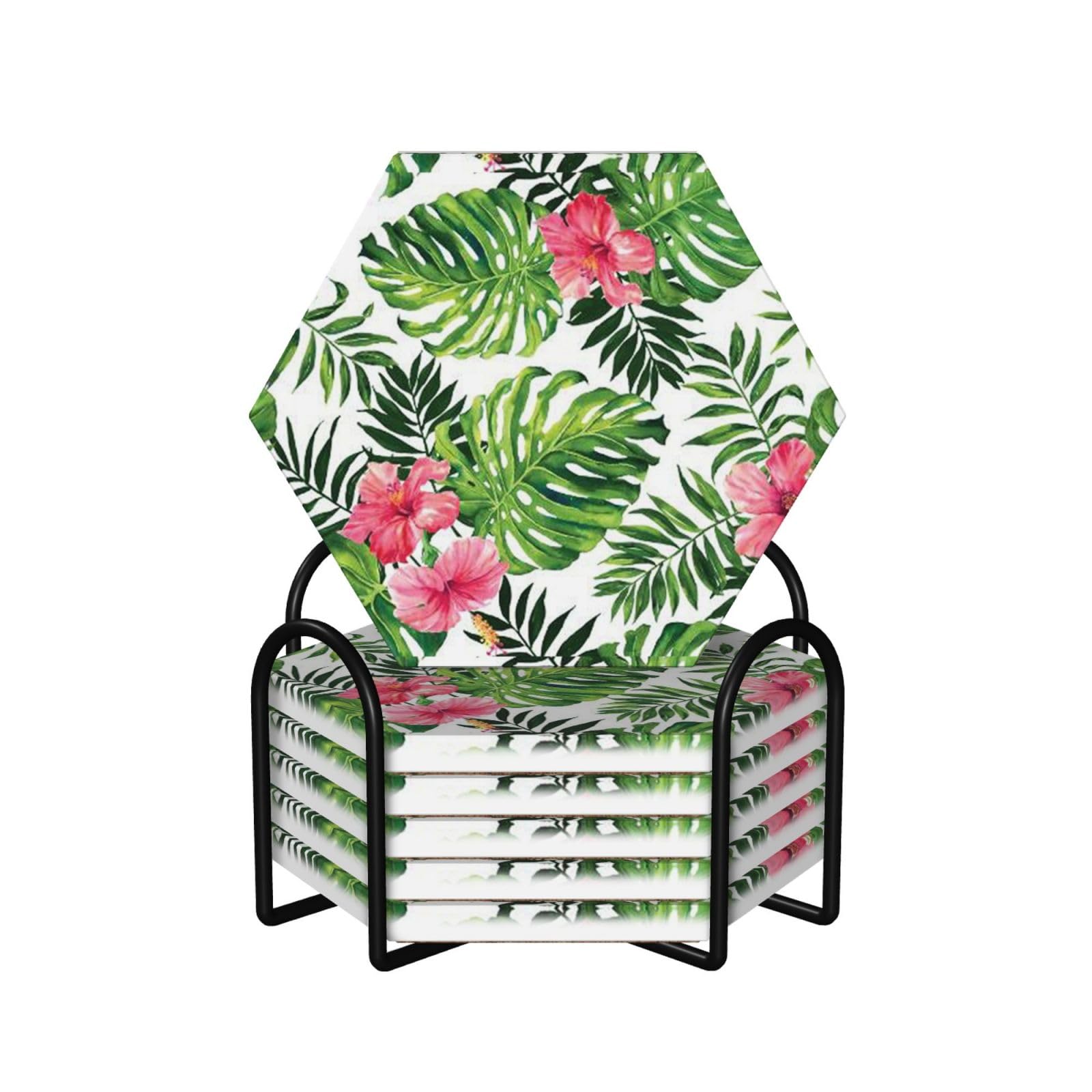 Dessous de verre en céramique pour table basse et décoration