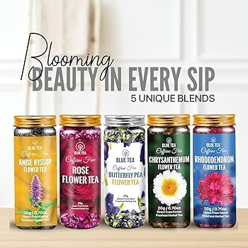 Amazon.com : BLUE TEA - Flower Tea Combo - 4.05 Oz (Pack of