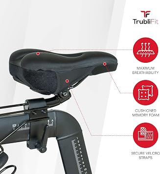 Pedal Converters + Padded Seat Cover + All-in-One Phone Holder for Peloton Bike & Peloton Bike+ Accessories for The Original Peloton Bike and Bike+