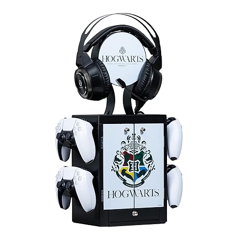 Numskull NS2441 - Taquilla oficial de Harry Potter para juegos, soporte para mando, soporte para auriculares para PS5, Xbox Series X S, Nintendo