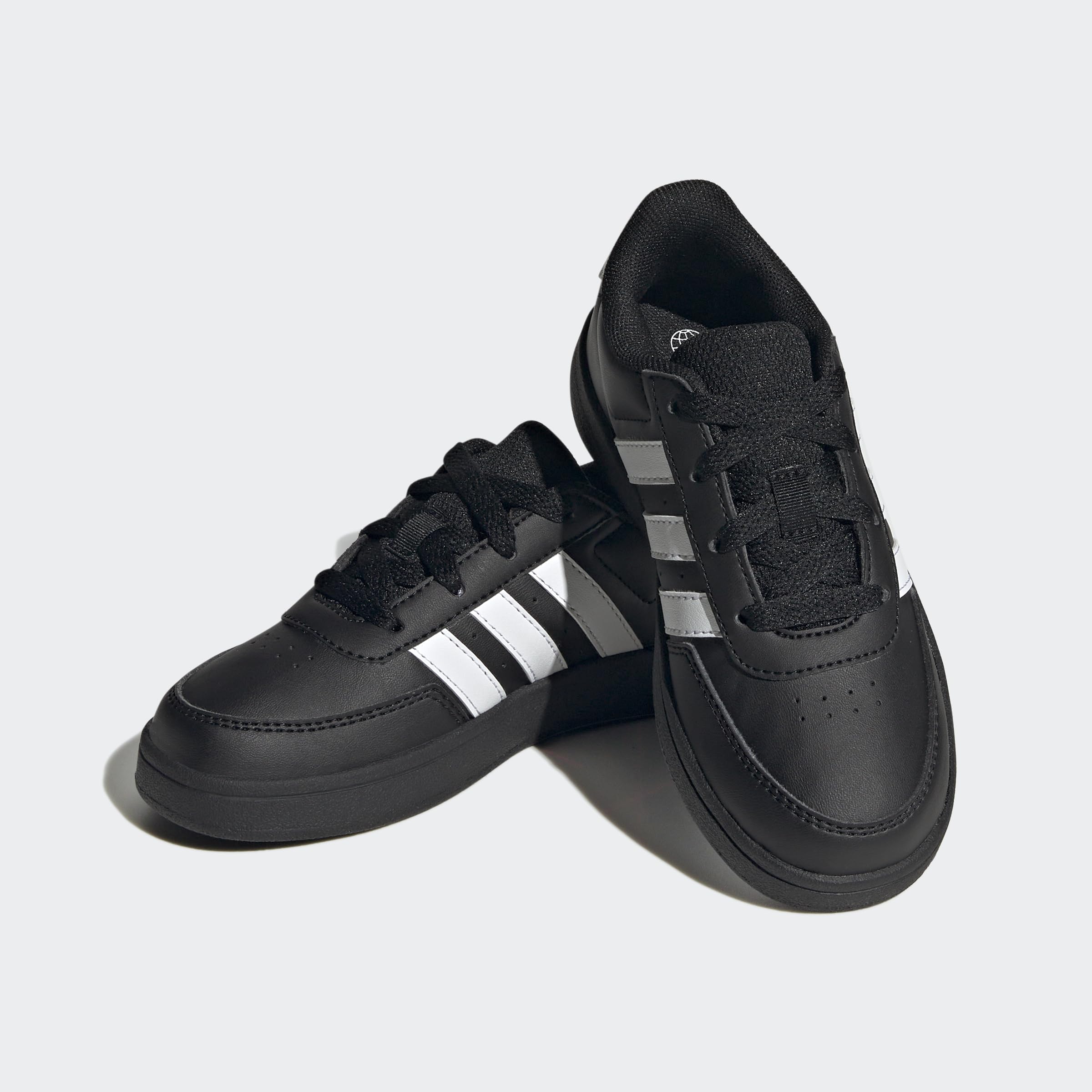adidas Breaknet Lifestyle Court Lace Shoes, Zapatillas Unisex niños, Core Black Cloud White Cloud White, 36 2/3 EU