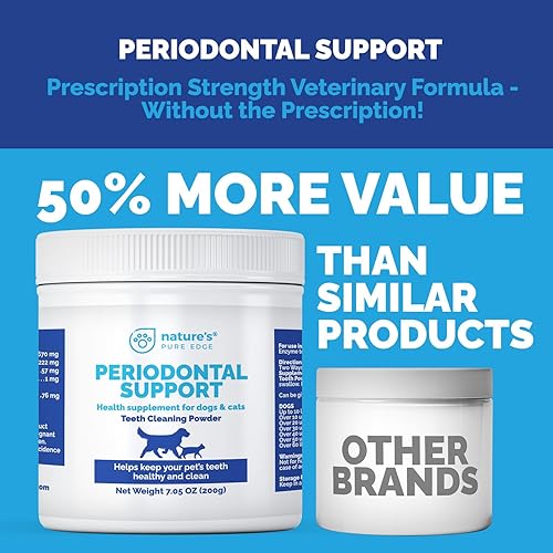 Miniatura 3 de Soporte PERIODONTAL: cuidado dental para perros y gatos. Elimina el mal aliento, la placa y el sarro. Promueve dientes y encías saludables. Extra