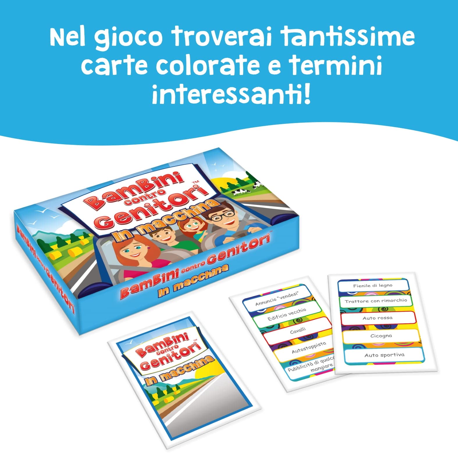 KANGUR In macchina. Bambini contro Genitori. Giochi per Bambini Gioco di viaggio Gioco di auto per integrali di famiglia 6+