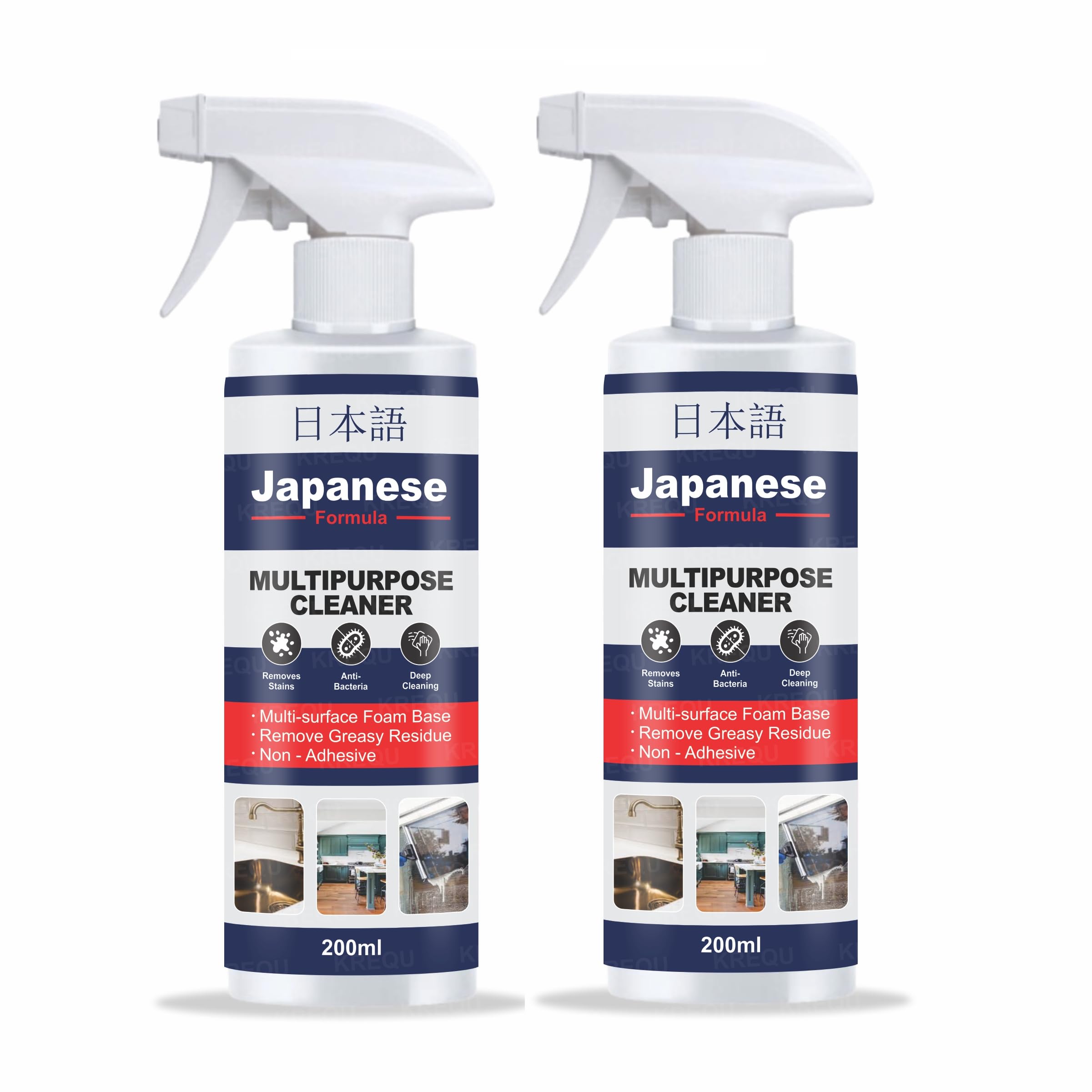Japanese Multipurpose Cleaner Oxalic Stain Removal Spray for Tiles, Sink, Bathroom, Floors & Hard Surfaces, Easy-to-Use Spray Bottle for Household Surface Cleaning 200ml (Pack of 2)-picture-10