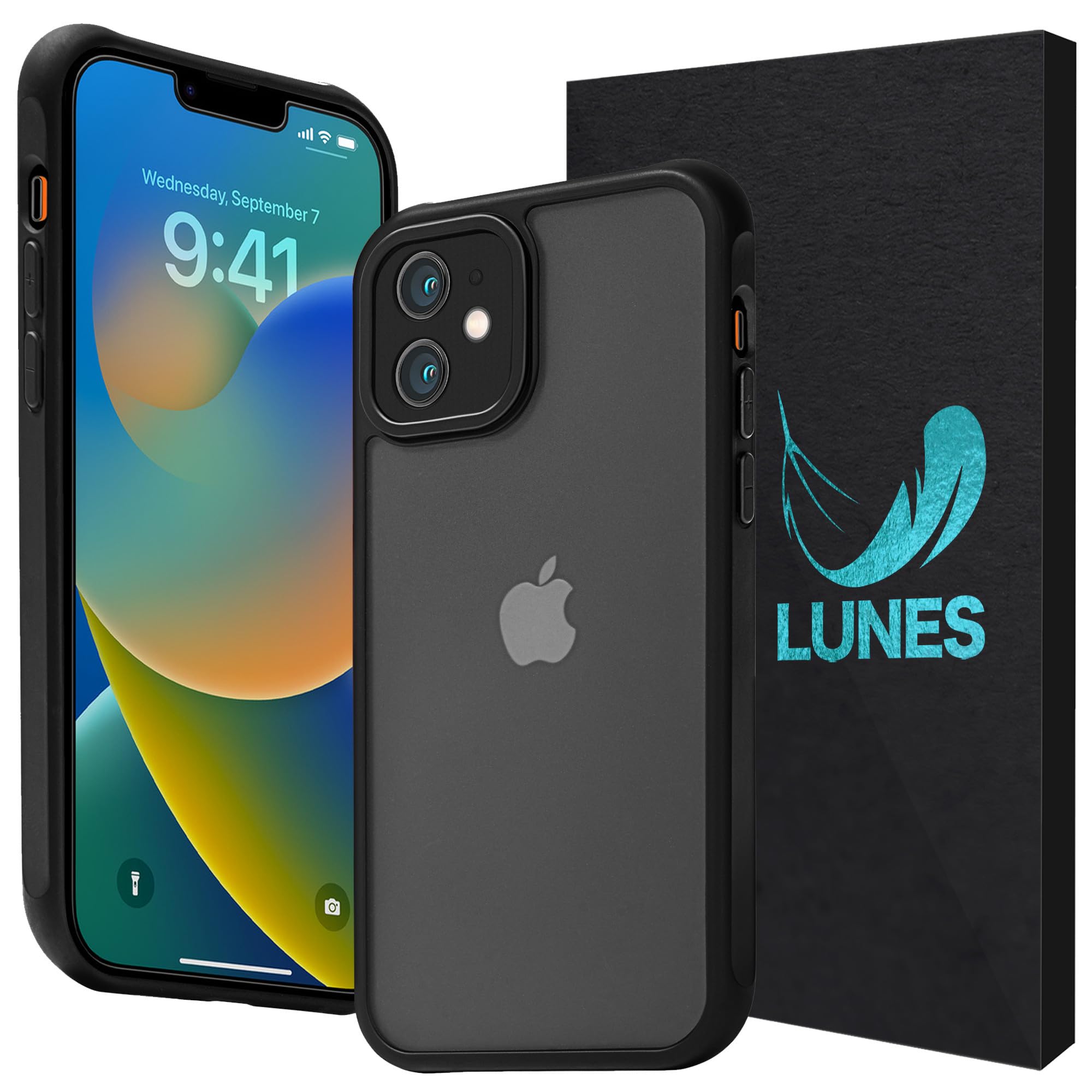 Amazon.co.jp: LUNES iPhone 12 mini ケース FROST SHADOW for iPhone 
