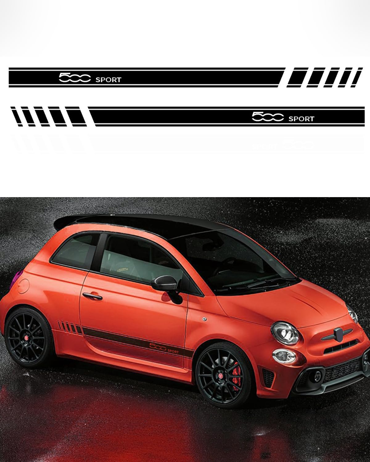 Decorazione Interni Auto Per Fiat Per Abarth 500 500C 595