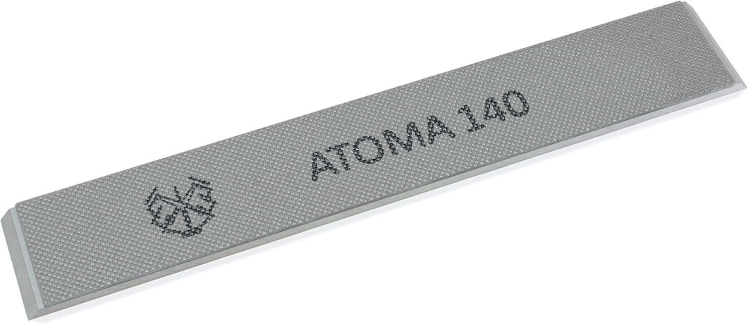 1x6 Atoma Diamond Sharpening Stone Plate 140 Grit-for heavy reprofiling & removing deep chips from blades