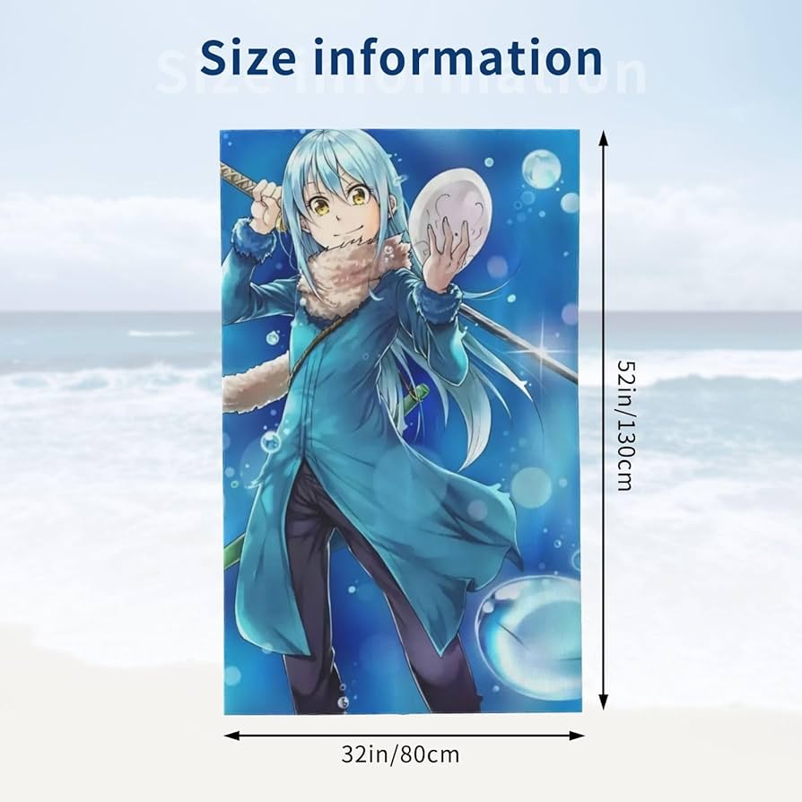 美品　キャラクタータオル 寝ているデザイン　転生したらスライムだった件 美品 キャラクタータオル 寝ているデザイン 転生したらスライム