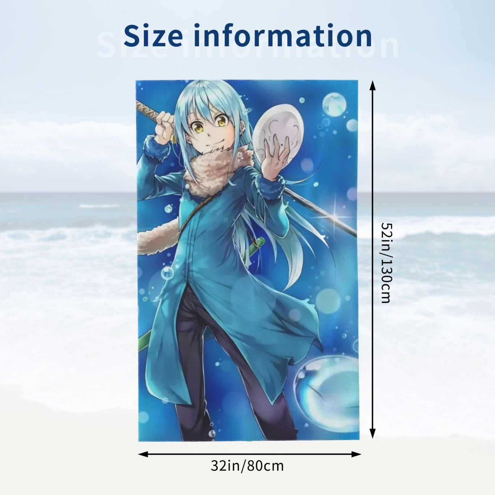 美品　キャラクタータオル 寝ているデザイン　転生したらスライムだった件 美品 キャラクタータオル 寝ているデザイン 転生したらスライム