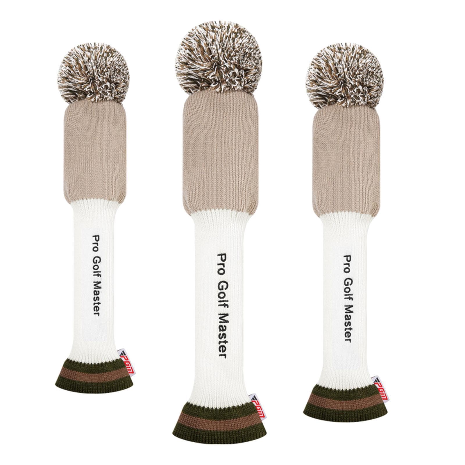 Coprimazze da Golf in Maglia a Collo Lungo, Set di coprimazze da Golf per legni e Accessori Moda, Set di in Maglia a Collo Lungo