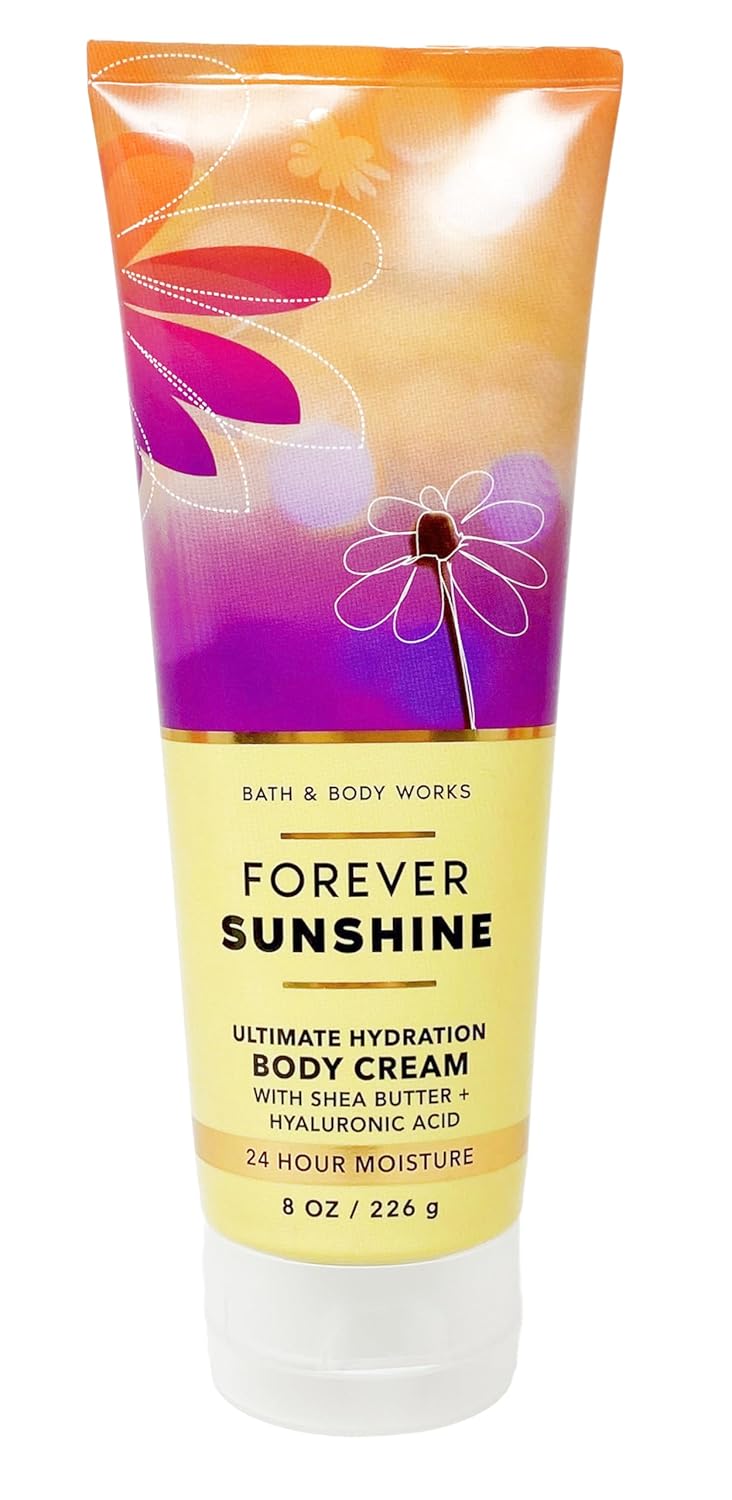 Bath & Body Works Forever Sunshine - Deluxe Gift Set - Fine Fragrance Mist, Body Cream, Body Wash and Body Lotion With a Peach Gardenia Soap. - Image 3