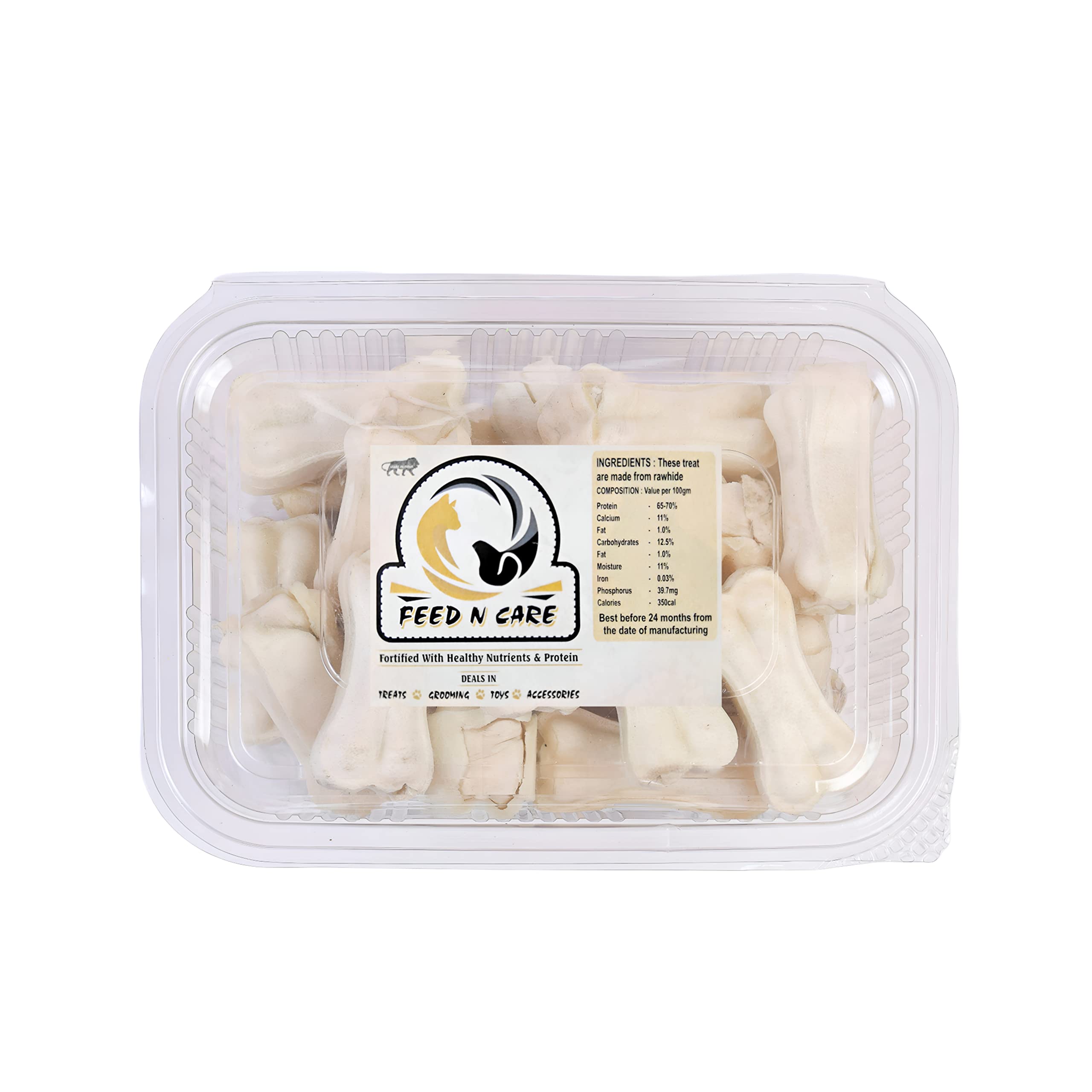 Feed N Care Rawhide Chicken Flavour Dog chew 2Inch Bone for Small Dogs and Puppies Suitable for All Breeds Pack of 500G (B0CG4H8475) Amazon Price History, Amazon Price Tracker