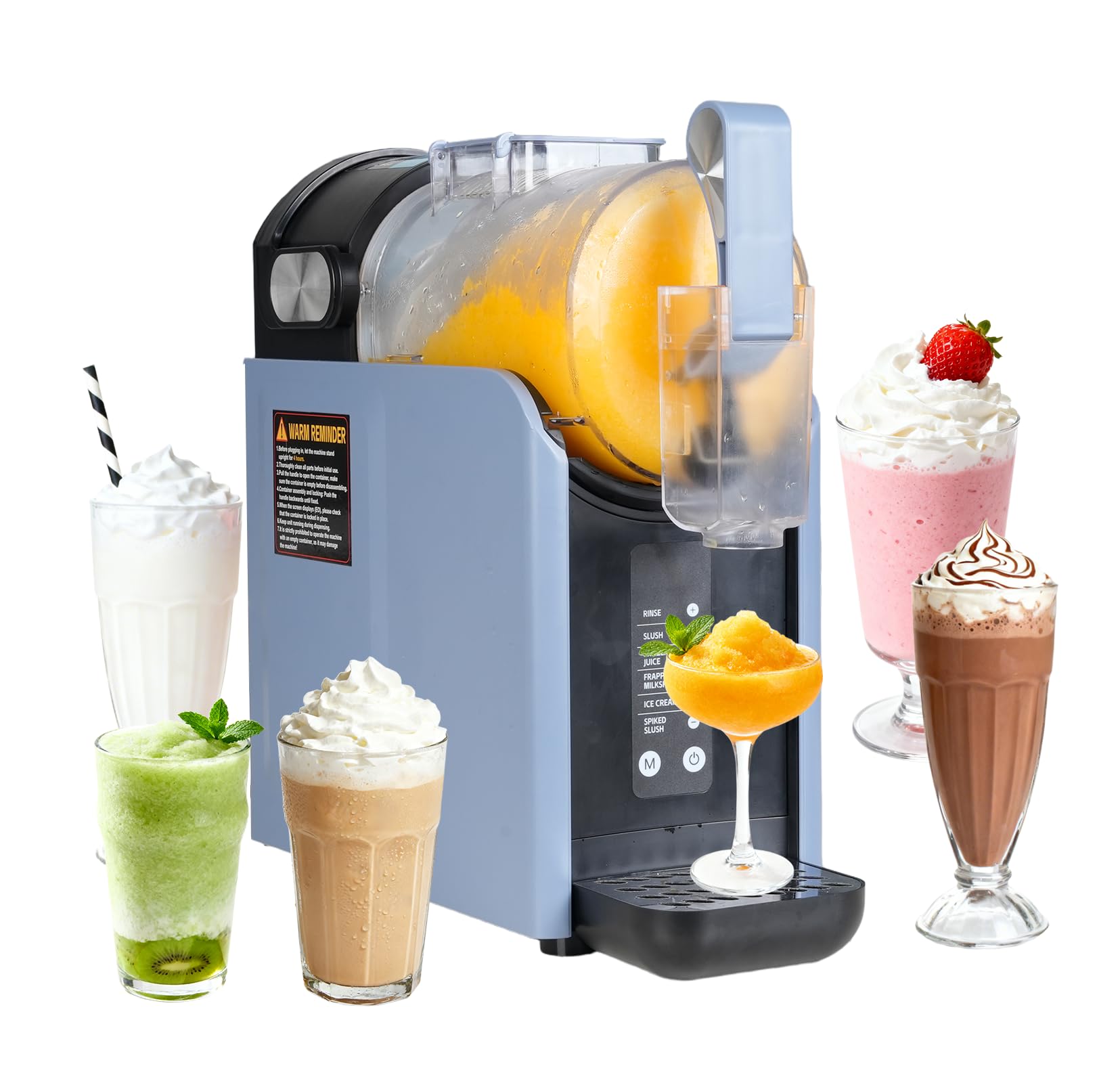 Photo 1 of Lifecreek 78oz Slushie Machine for Party, Ice-Free Frozen Drink Maker with 10 One-Touch Modes, Low-Noise Design for Margaritas and Smoothies