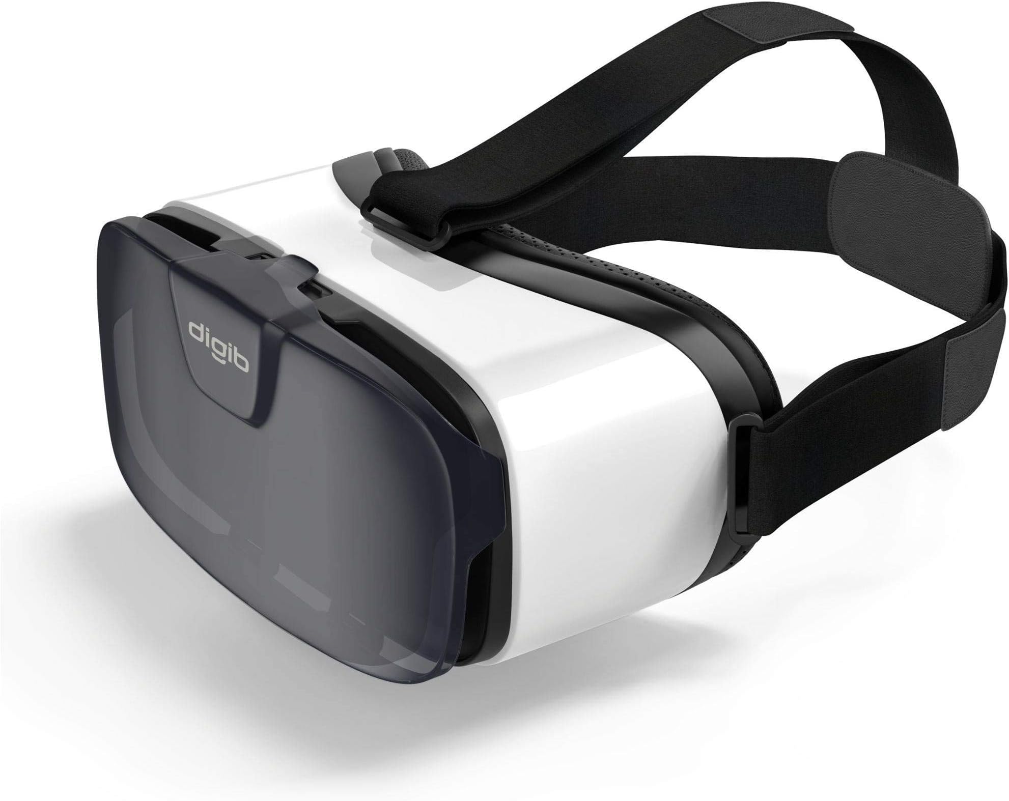 Virtual Reality Goggles for iPhone & Android Phones | 3D Virtual Glasses | AR/VR Headset Perfect Work with Max Size Smartphones | Eye-Safe Adjustable HD Quality Lenses