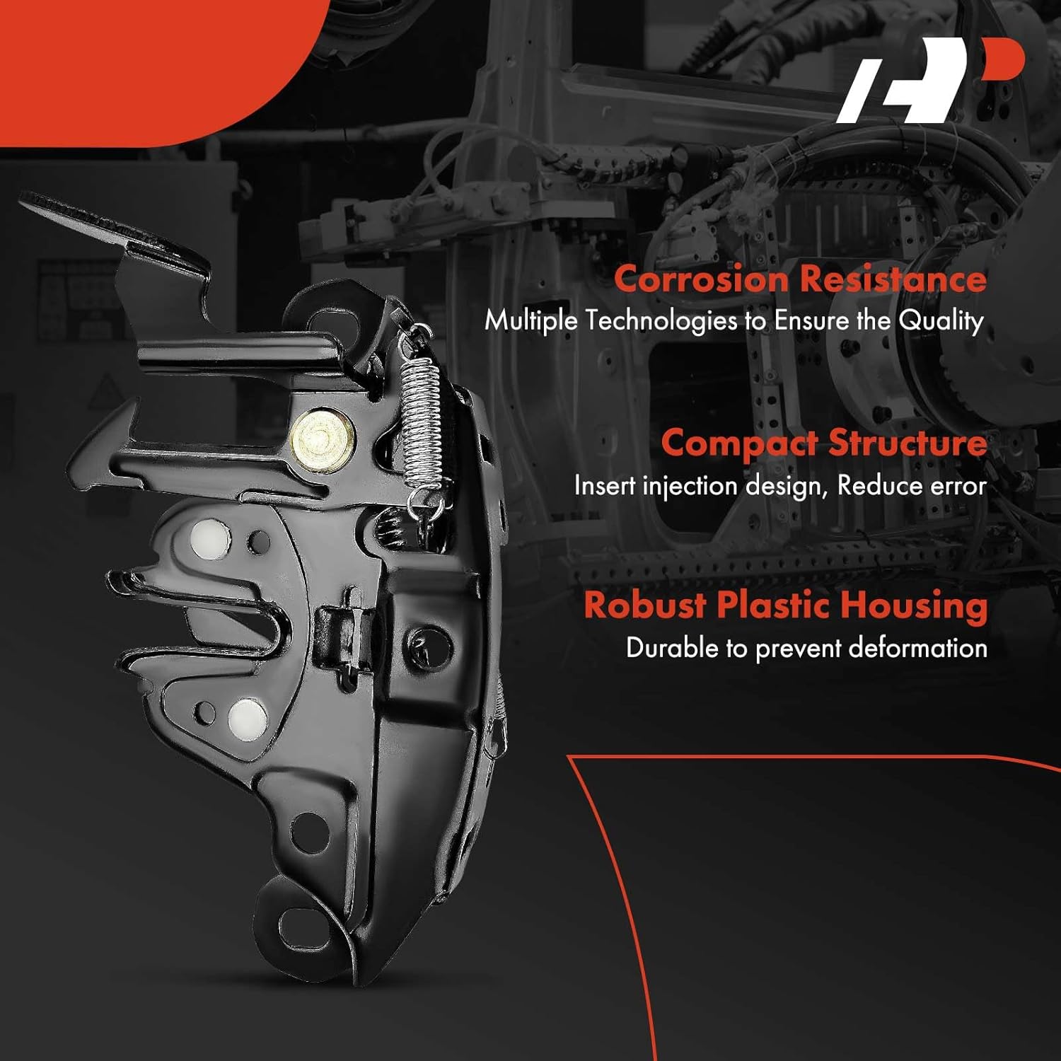 A-Premium Hood Latch Lock Compatible with Nissan Sentra 2007-2012, Front Hood Lock Engine Bonnet Latch Assembly