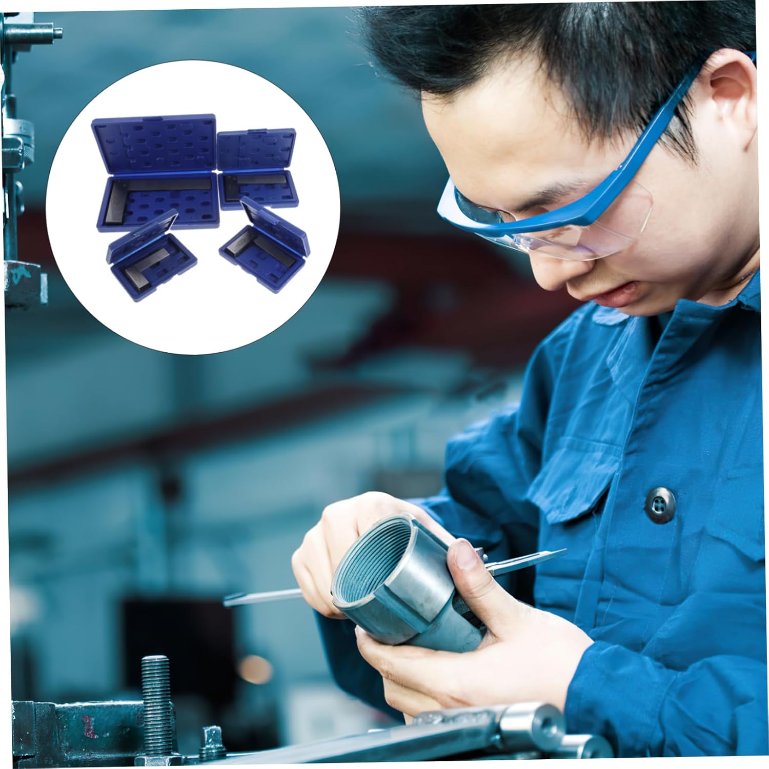 1Set Precision Machinist Square Carpenter Squares Shaped Measuring Tools for Woodworking Engineering Accurate Right Angle Ruler