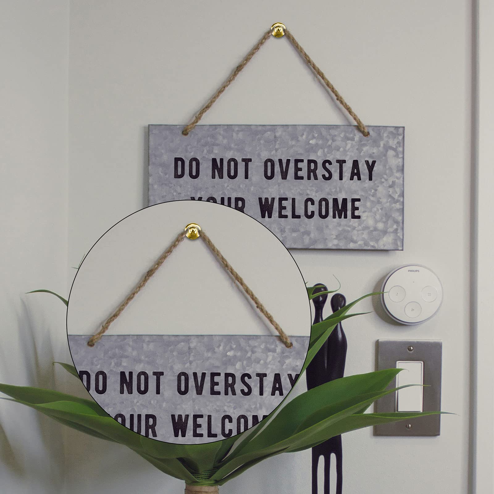 SAVITA 20 Pieces Hardware Hangers, Double-Headed Wall Nails With Push - View #11