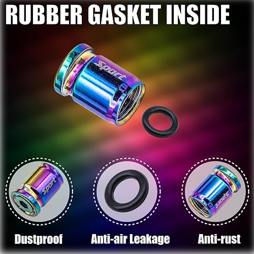 Vista 149 de Tapas de válvula de neumático, aleación de aluminio, anticorrosivas, a prueba de polvo, para automóviles, SUV, camiones, bicicletas, motocicletas