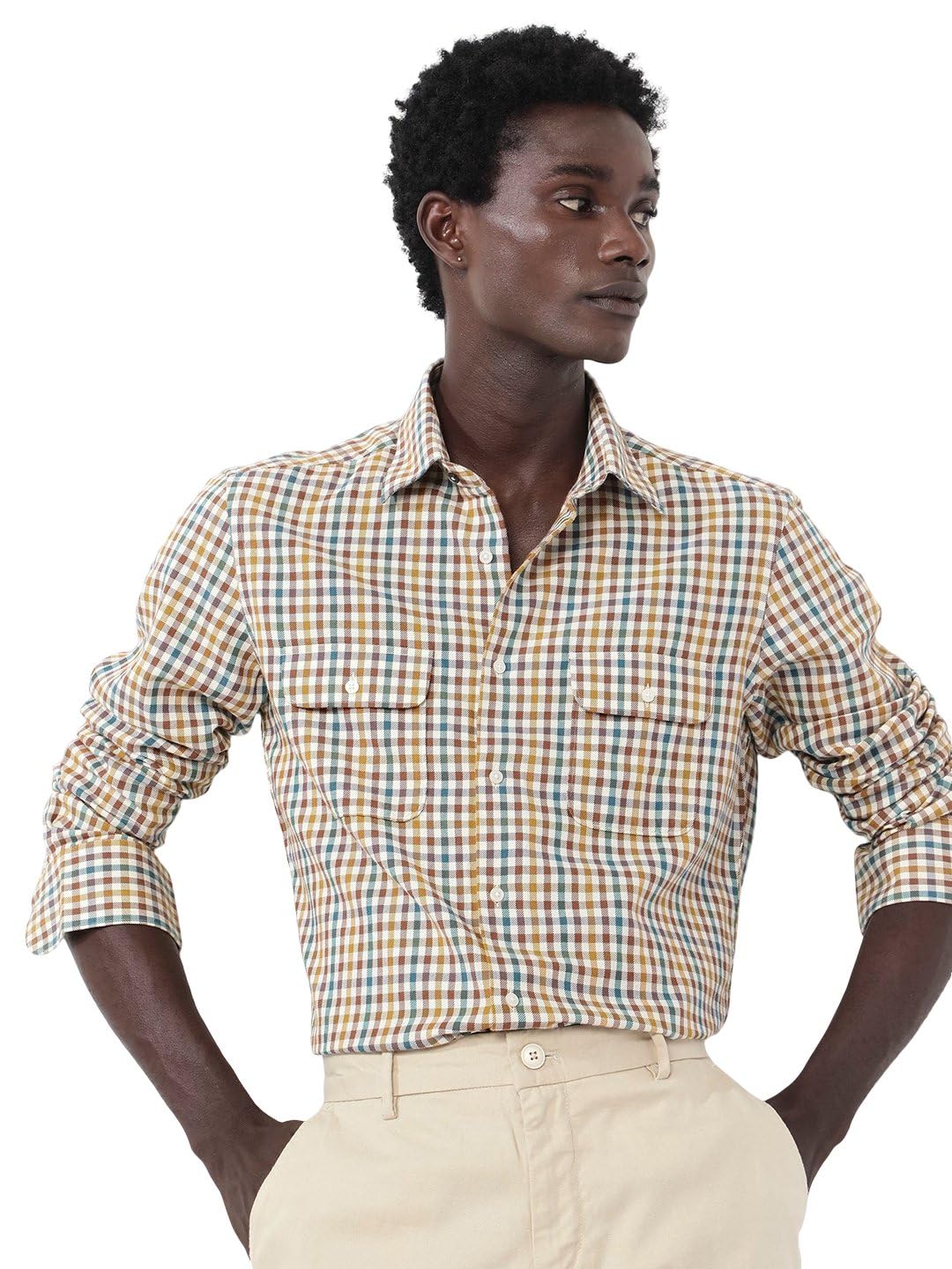 Rare Rabbit Regular fit Checked Shirt